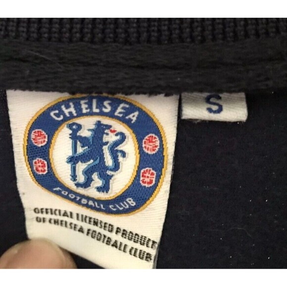 Chelsea FC Warmup Track Jacket Size S Small Full Zipper Football Soccer Stained - Picture 7 of 13